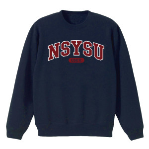 NSYSU經典款美式大學T_深藍